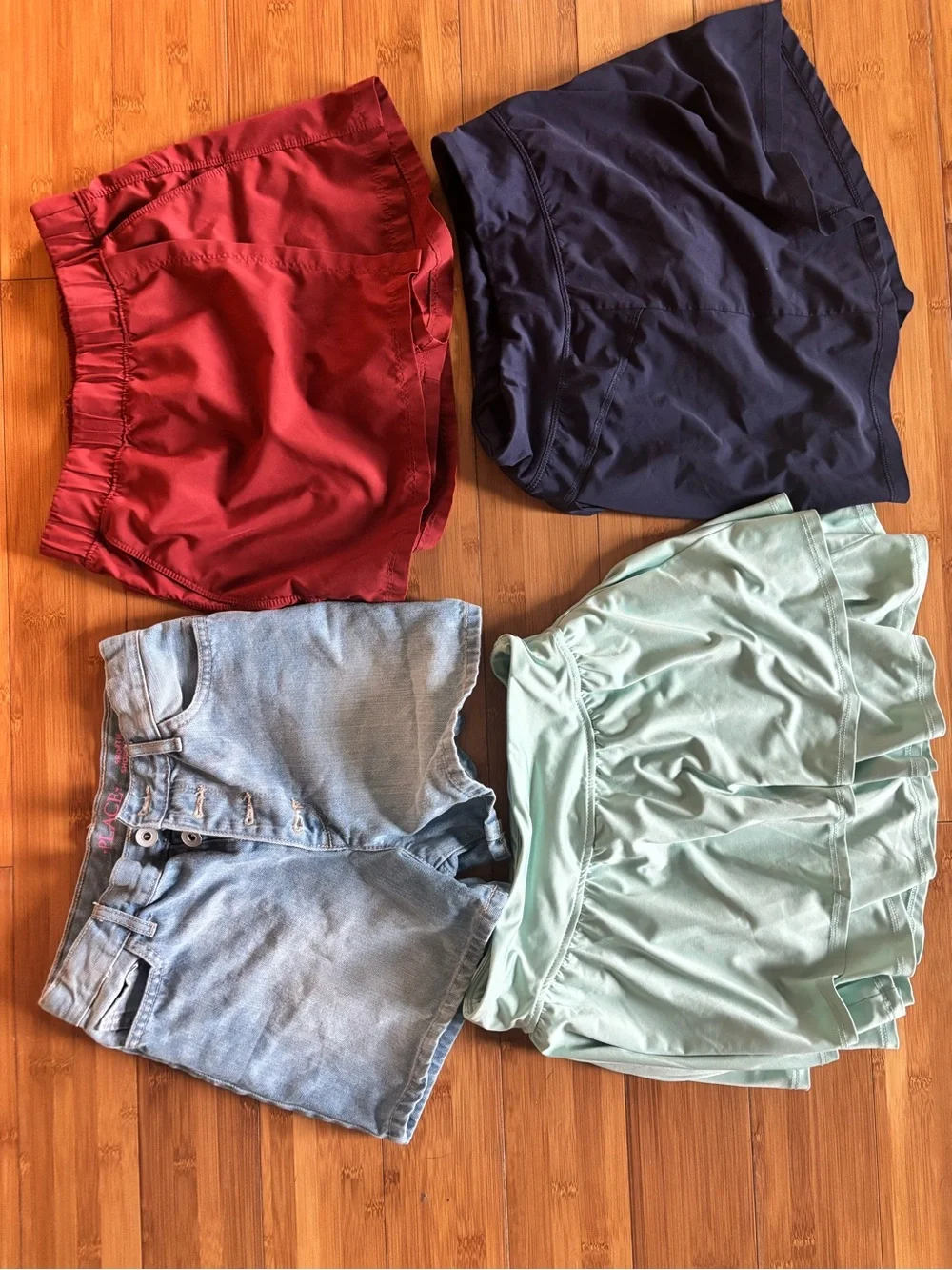 Kids/Tween Denim Shorts + Active Skorts